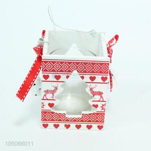 Creative Design Glass Christmas Candle Holder