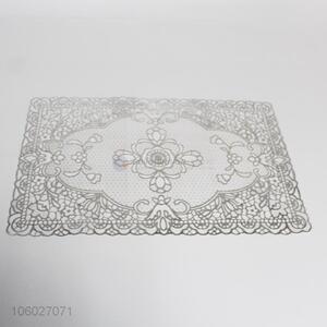 Best selling silver hot stamping foil placemat table mat