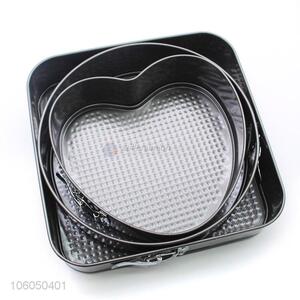 Preseasoned cast iron non-stick heart shape bake pan/scones mold