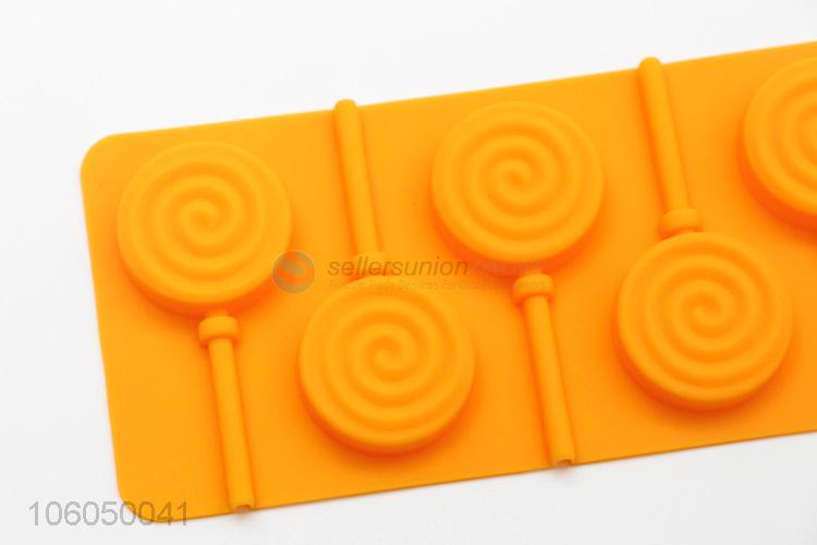 Hot selling custom silicone lollipop chocolate mold