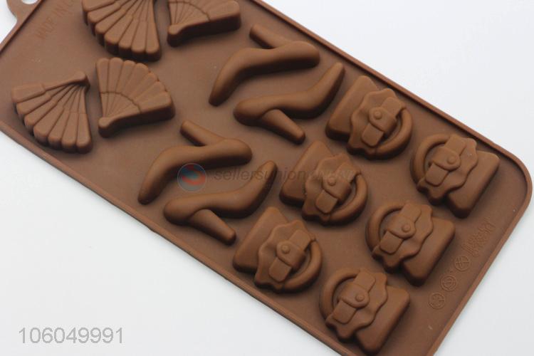 Unique design food grade handmade silicone chocolate mold