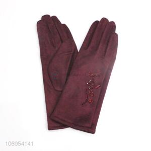 Modern Ladies Touch Screen Gloves Warm Wool Gloves