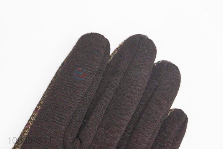 Fashion Winter Velvet Warm Gloves For Women