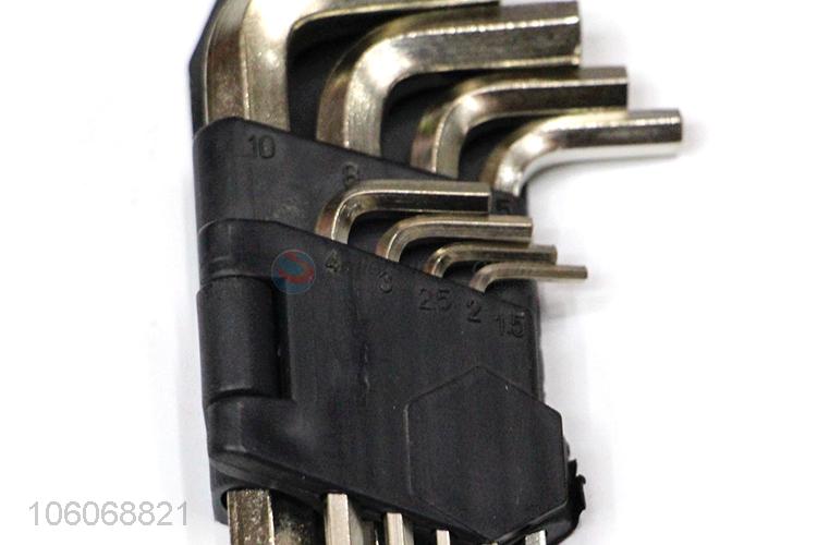 Best selling 9pcs steel flat head hex socket allen wrench