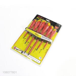 Wholesale Rubber Handle 6 Pieces Screwdriver Set