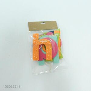 Wholesale Colorful Happy Birthday Banner 2mm Felt Ornament