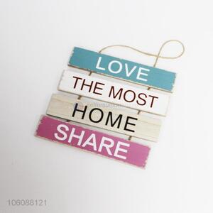 New Design Wooden Hanging Board Fashion Doorplate