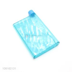 Excellent quality 380ml A5 memo flat plastic water bottle