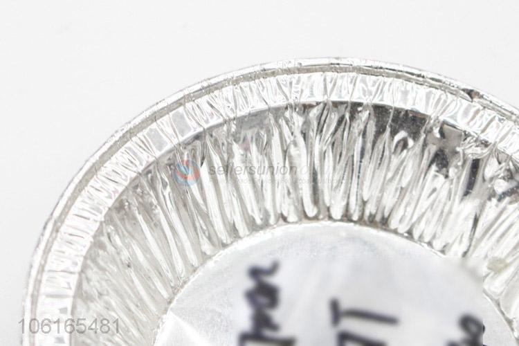 Best Price Small And Round Takeaway Aluminum Foil Tray For Egg Tart