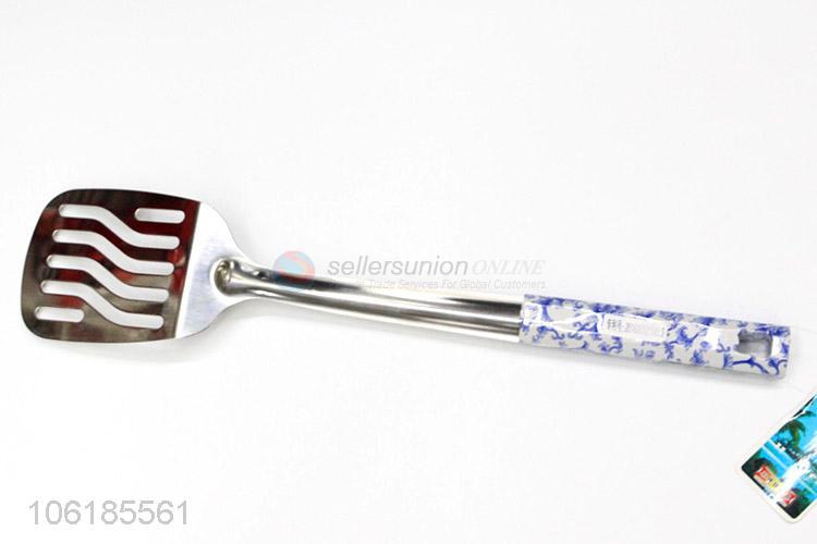 China manufacturer kitchen products stainless steel slotted shovel