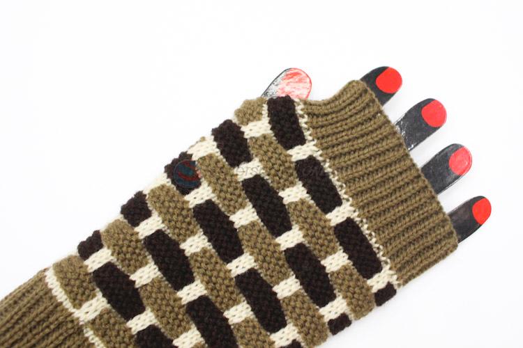 Best Popular Fashion Lady Winter Wrist Arm Warmer Knitted Long Gloves