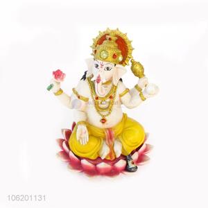 Factory Custom Home Decoration Gift Polyresin Resin Indian God Ganesh