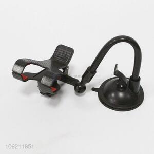 Dual Clip 360 Rotating Long Arm Car Windshield Mount Phone GPS Holder