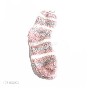 Custom women winter warm socks microfiber socks