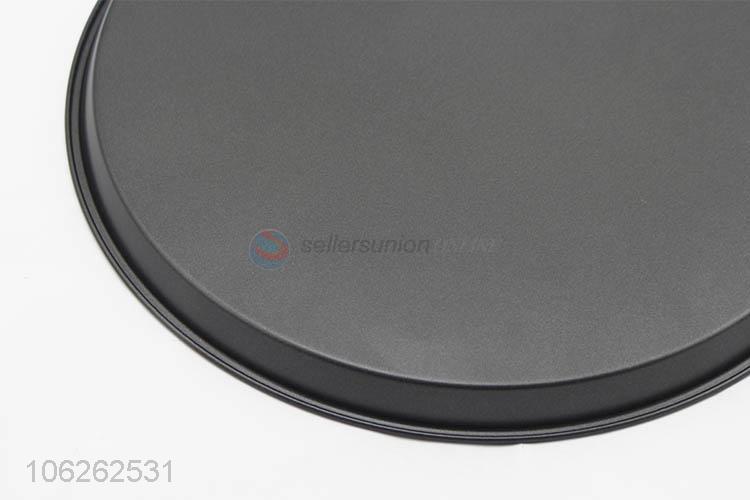 Customized Nonstick Bakeware Baking Tray Cast Iron Round Pizza Tray