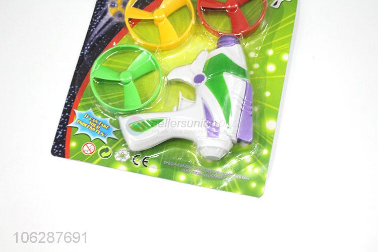 Good Quality Flying Saucer Disc Gun Toy Shooting Gun