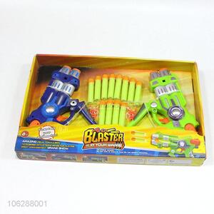 Factory Sell Two Soft Bullet Gun Air Blaster Shooting Game Toys