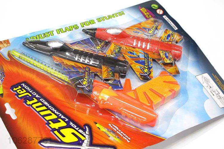 Hot Sale Plastic Gun Catapult Toy Glider Plane Toys For Kids