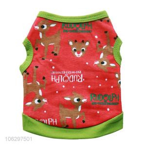 Cartoon Printing Pet <em>Clothes</em> <em>Dog</em> Waistcoat