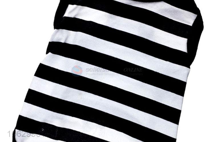 Good Quality Cotton Stripe Vest For Pet Dog