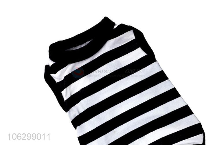 Good Quality Cotton Stripe Vest For Pet Dog