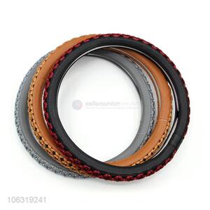 Hot sale pu material <em>car</em> steering wheel cover