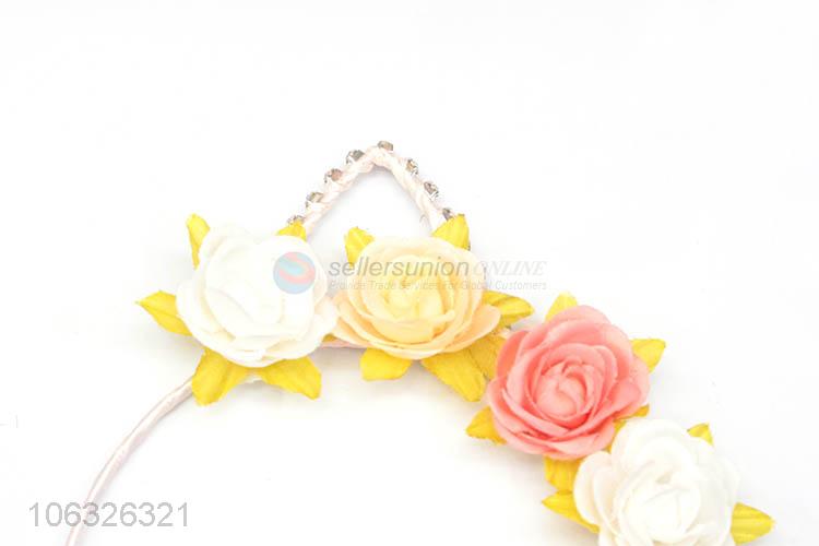 High Quality Cat Ear Popular Hair Clasp With Flowers