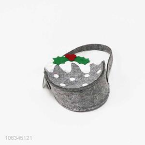 High Sales Felt Christmas Gift Basket for Xmas Home decoration