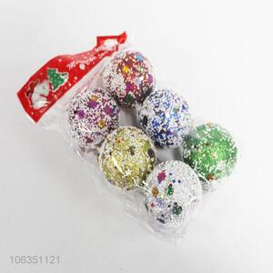 Wholesale 6PCS Christmas Ornaments Christmas Colorful Ball