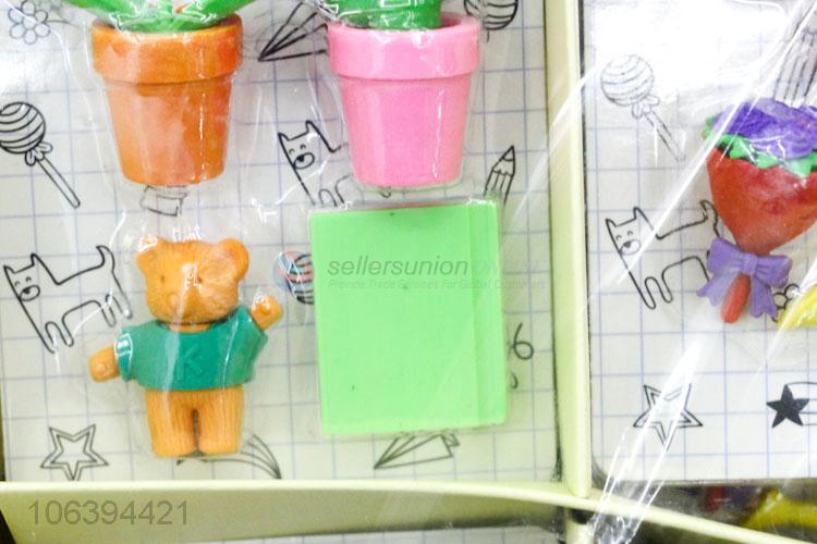 Hot sale children 3D TPR erasers cartoon erasers