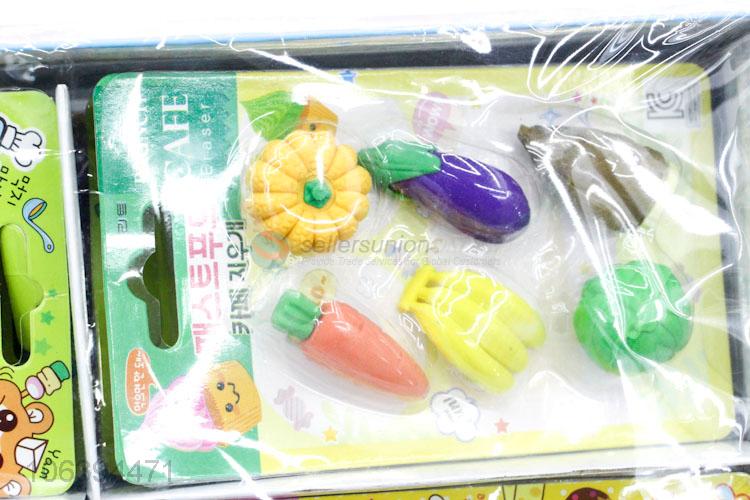 China manufacturer novel design kids toy erasers 3D TPR erasers