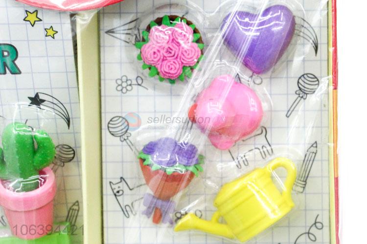 Hot sale children 3D TPR erasers cartoon erasers