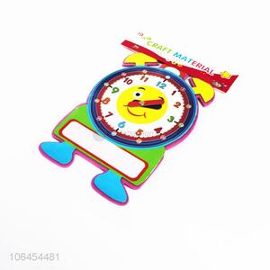 Good quality children DIY paper cardboard clock