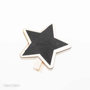 New Design Star Shape Wooden Business Card Holder