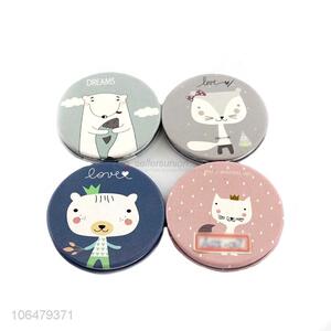 Custom Cartoon Pattern Round Makeup Mirror