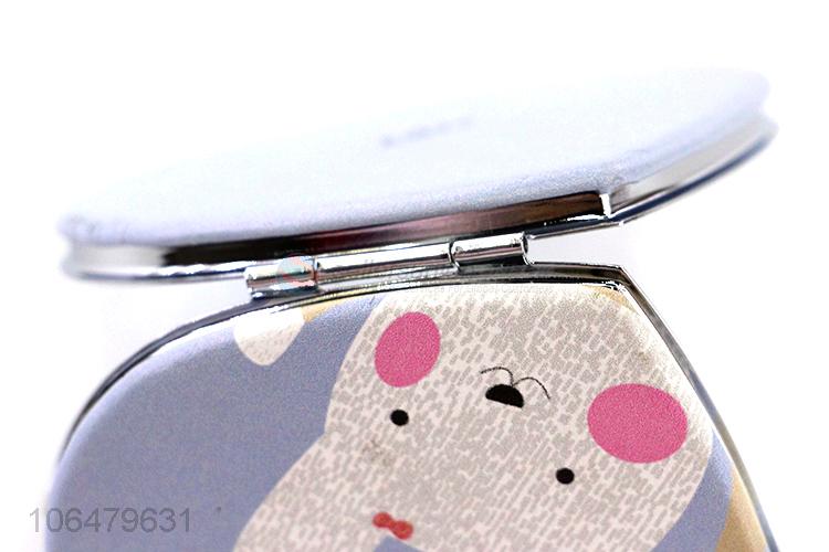 Cartoon Animal Pattern Foldable Makeup Mirror