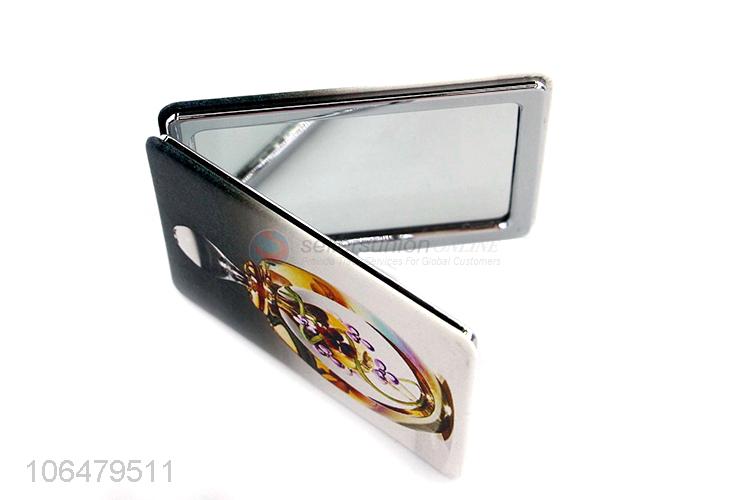 Popular Perfume Pattern Foldable Rectangle Makeup Mirror