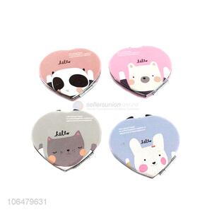 Cartoon Animal Pattern Foldable Makeup Mirror