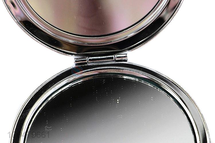 Factory Supply Colorful Round Foldable Makeup Mirror