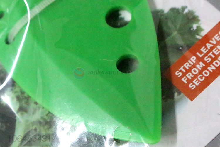 Creative kitchen tool plastic looseleaf kale chard collard greens stripper