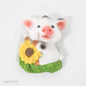 High Quality Pig Shape Resin Fridge Magnet