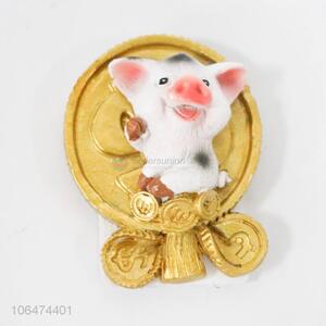 Delicate Design Pig Shape Decorative Fridge Magnet