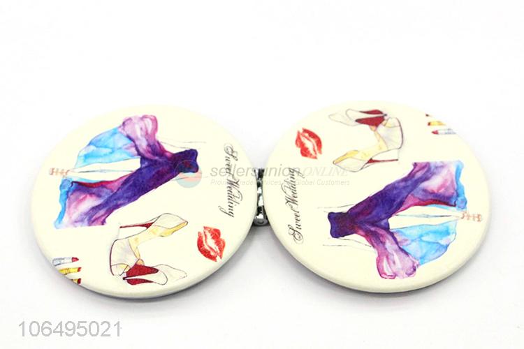 Wholesale Travel Double Sided Compact Makeup Mirror Pocket Mirror