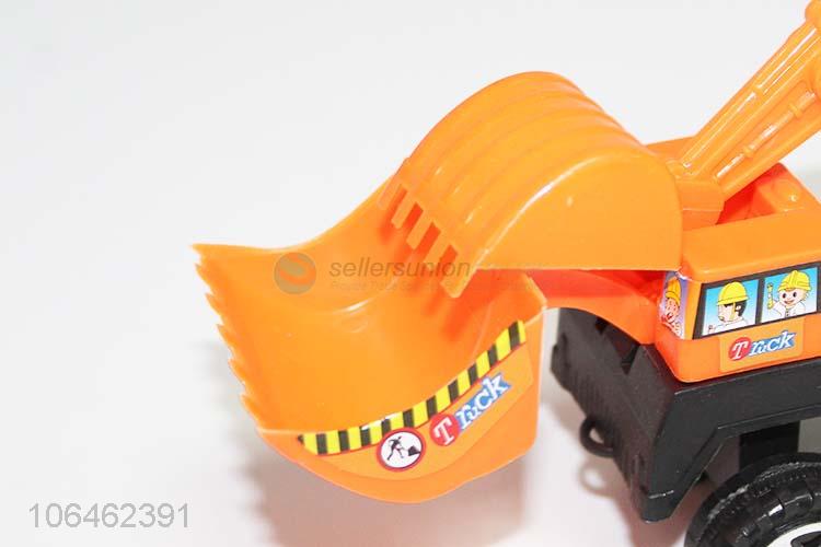 Wholesale plastic cartoon friction engineering vehicle toys