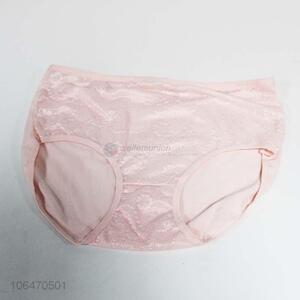 Factory Price Comfortable Pink Color Women's Underwear