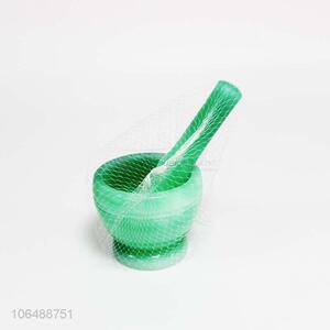 Best selling resin garlic press garlic masher mortar and pestle