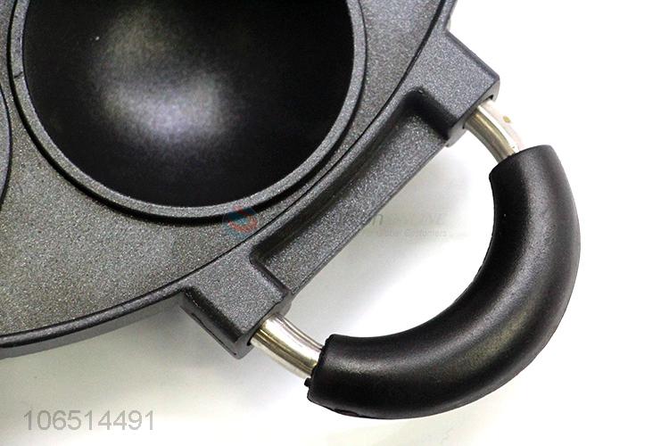 Professional manufacturer non-stick 7holes cast iron cake pan bake pan