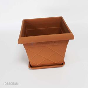 Good Sale Plastic Flowerpot With Cork Bottom