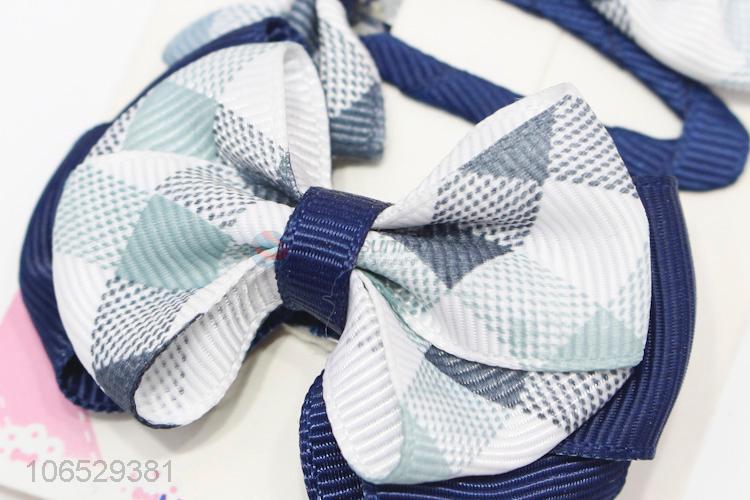 Best Sale Cute Cartoon Bow Design Hairpins Children Girls Hair Accessories Set