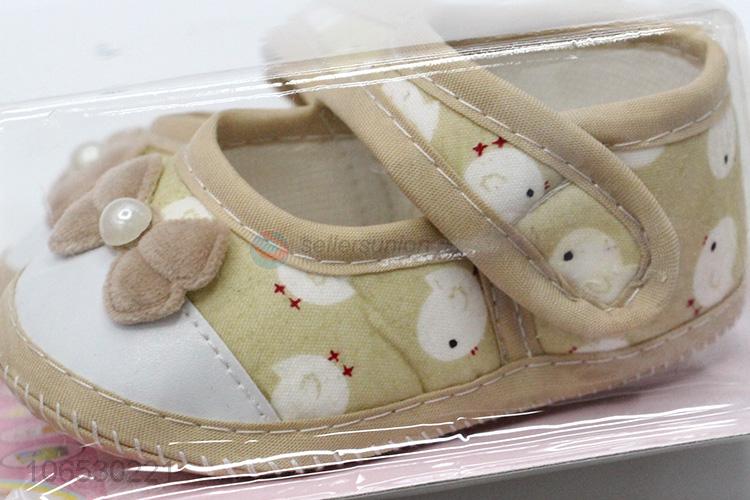 Factory Sales Lovely Bow Design Baby Thin Shoes Baby Shoes